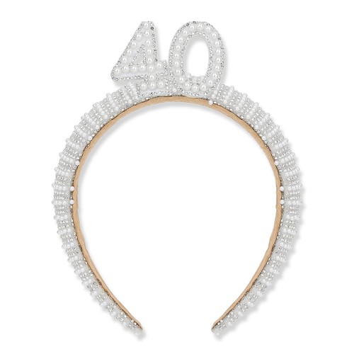 Pcs 40th birthday headband - birthday,
