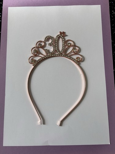 30th birthday tiara headband - tiara,