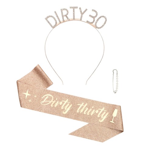 30th birthday sash - 30th,