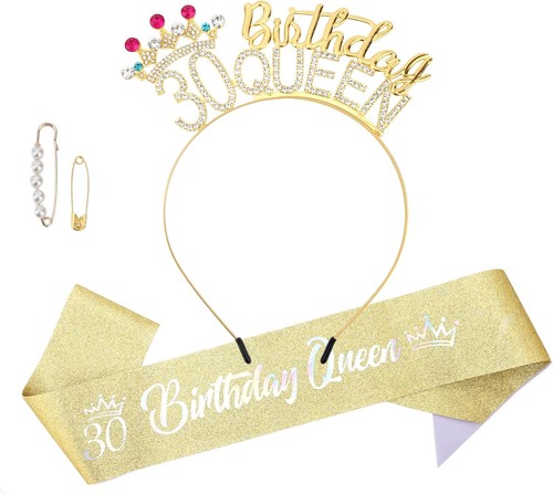 30th queen birthday headband - queen,