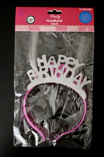 Pink happy birthday light - pink,