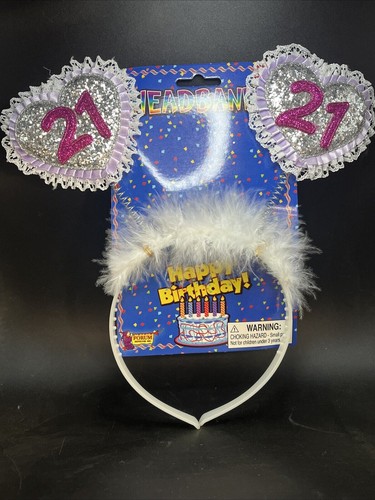 Happy birthday white headband - birthday,