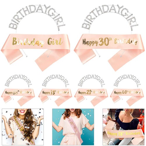 Happy birthday silver tiara - birthday,