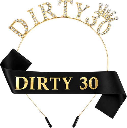 30th birthday crown and - 30th,