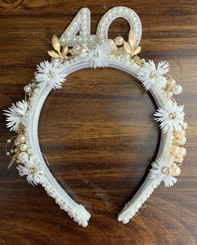 40th birthday beaded - 40th,