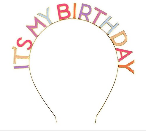 Birthday metal enamel - it's,