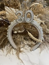 30th birthday headband