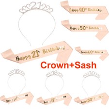 Birthday Sash Rhinestones
