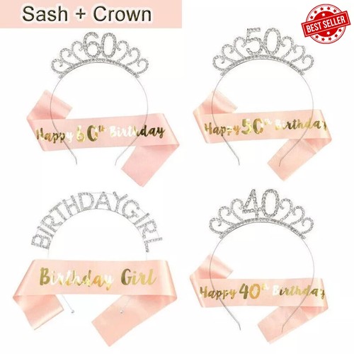 Happy birthday silver tiara - birthday,