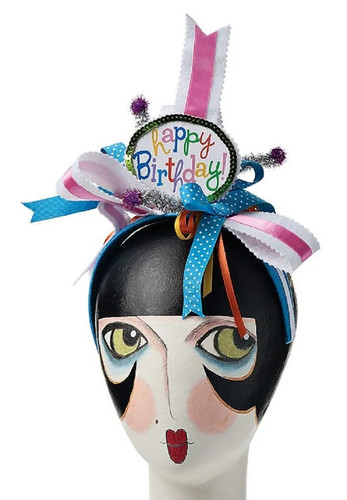 Happy birthday headband with - happy,