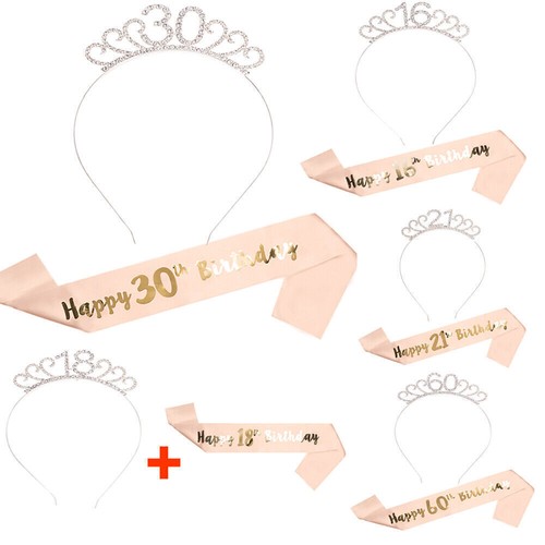 Birthday sash rhinestones - birthday,