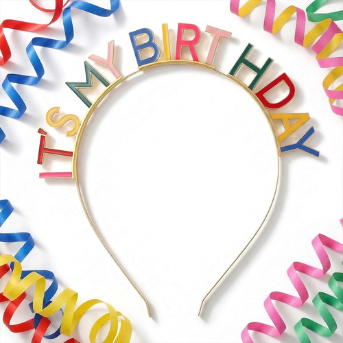 Its birthday headband for - headband,