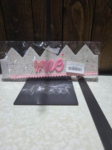 First birthday headband - first,