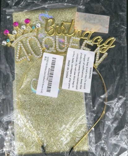40th birthday headband and - 40th,