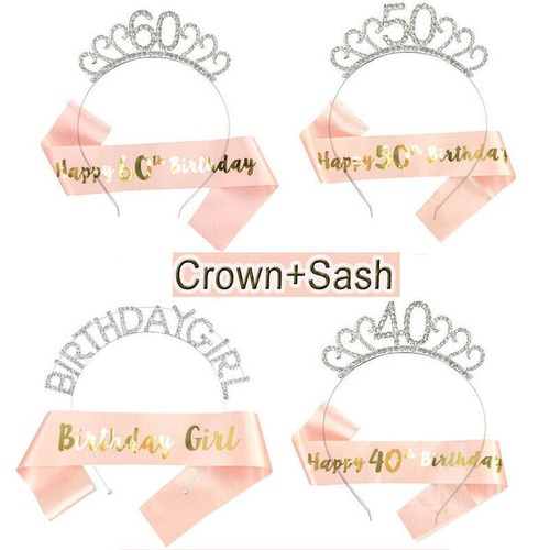 Happy birthday silver tiara - silver,