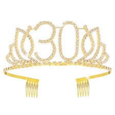 Rhinestone Headband Birthday
