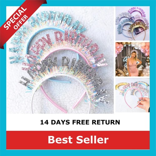 Glitter happy birthday sequin - birthday,