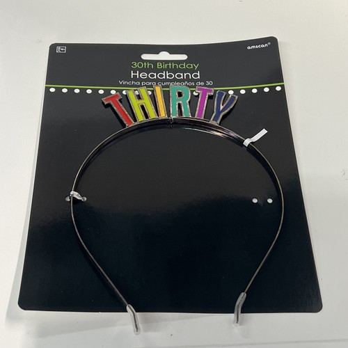 30th birthday headband