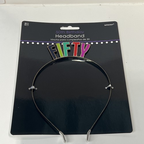 50th birthday headband